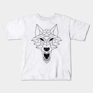 WOLF GEOMETRIC 3 Kids T-Shirt